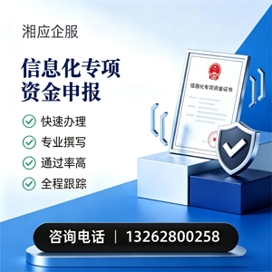 营口信息化专项资金申报服务